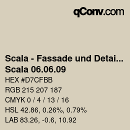 颜色代码: Scala - Fassade und Detail - Scala 06.06.09 | qconv.com