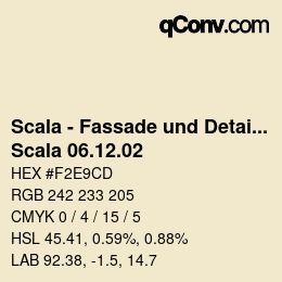 颜色代码: Scala - Fassade und Detail - Scala 06.12.02 | qconv.com