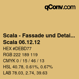 Code couleur: Scala - Fassade und Detail - Scala 06.12.12 | qconv.com