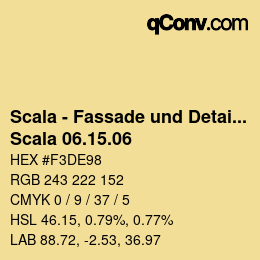 颜色代码: Scala - Fassade und Detail - Scala 06.15.06 | qconv.com