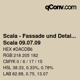 颜色代码: Scala - Fassade und Detail - Scala 09.07.09 | qconv.com