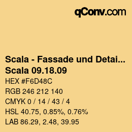 颜色代码: Scala - Fassade und Detail - Scala 09.18.09 | qconv.com