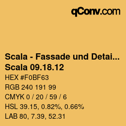 颜色代码: Scala - Fassade und Detail - Scala 09.18.12 | qconv.com