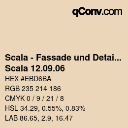颜色代码: Scala - Fassade und Detail - Scala 12.09.06 | qconv.com