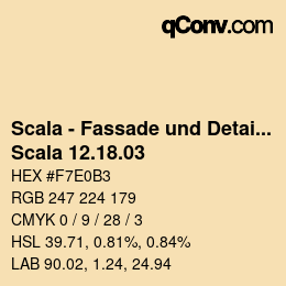 Farbcode: Scala - Fassade und Detail - Scala 12.18.03 | qconv.com