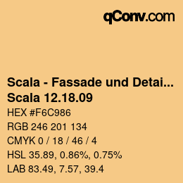 颜色代码: Scala - Fassade und Detail - Scala 12.18.09 | qconv.com