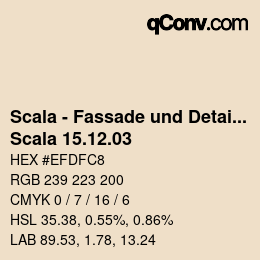 颜色代码: Scala - Fassade und Detail - Scala 15.12.03 | qconv.com