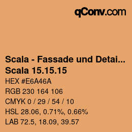 Código de color: Scala - Fassade und Detail - Scala 15.15.15 | qconv.com