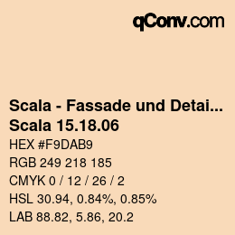 颜色代码: Scala - Fassade und Detail - Scala 15.18.06 | qconv.com
