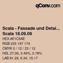 カラーコード: Scala - Fassade und Detail - Scala 18.09.09 | qconv.com