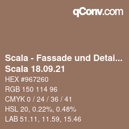 カラーコード: Scala - Fassade und Detail - Scala 18.09.21 | qconv.com