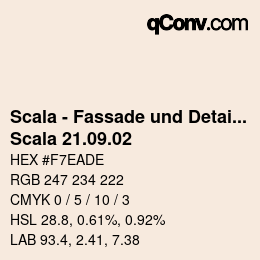 颜色代码: Scala - Fassade und Detail - Scala 21.09.02 | qconv.com