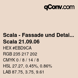 颜色代码: Scala - Fassade und Detail - Scala 21.09.06 | qconv.com