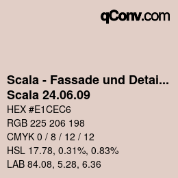 颜色代码: Scala - Fassade und Detail - Scala 24.06.09 | qconv.com