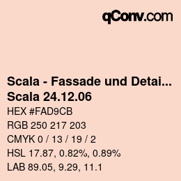 颜色代码: Scala - Fassade und Detail - Scala 24.12.06 | qconv.com