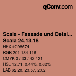 颜色代码: Scala - Fassade und Detail - Scala 24.13.18 | qconv.com