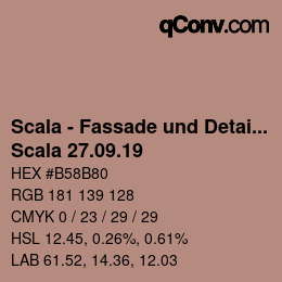 カラーコード: Scala - Fassade und Detail - Scala 27.09.19 | qconv.com
