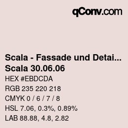 颜色代码: Scala - Fassade und Detail - Scala 30.06.06 | qconv.com