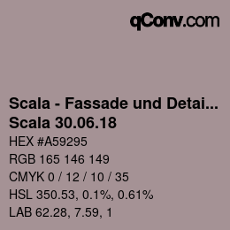 Código de color: Scala - Fassade und Detail - Scala 30.06.18 | qconv.com