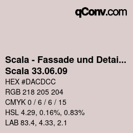 Code couleur: Scala - Fassade und Detail - Scala 33.06.09 | qconv.com