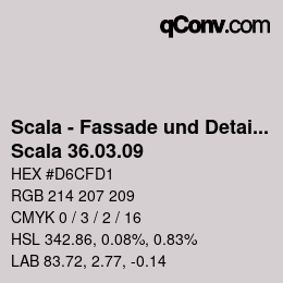 Código de color: Scala - Fassade und Detail - Scala 36.03.09 | qconv.com