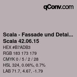 颜色代码: Scala - Fassade und Detail - Scala 42.06.15 | qconv.com