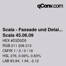 カラーコード: Scala - Fassade und Detail - Scala 45.06.09 | qconv.com