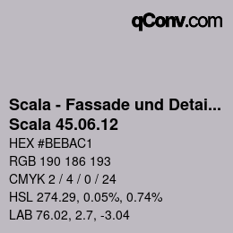 Farbcode: Scala - Fassade und Detail - Scala 45.06.12 | qconv.com