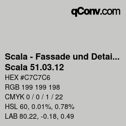 Farbcode: Scala - Fassade und Detail - Scala 51.03.12 | qconv.com