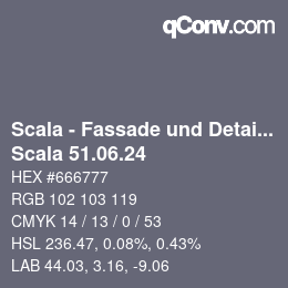 颜色代码: Scala - Fassade und Detail - Scala 51.06.24 | qconv.com