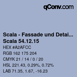 Código de color: Scala - Fassade und Detail - Scala 54.12.15 | qconv.com
