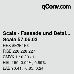 Farbcode: Scala - Fassade und Detail - Scala 57.06.03 | qconv.com