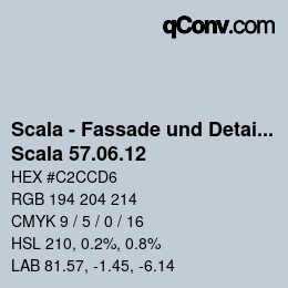 Farbcode: Scala - Fassade und Detail - Scala 57.06.12 | qconv.com
