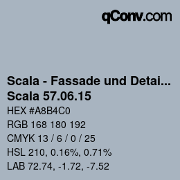 Farbcode: Scala - Fassade und Detail - Scala 57.06.15 | qconv.com