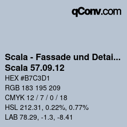 Código de color: Scala - Fassade und Detail - Scala 57.09.12 | qconv.com