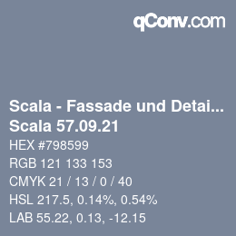 Farbcode: Scala - Fassade und Detail - Scala 57.09.21 | qconv.com