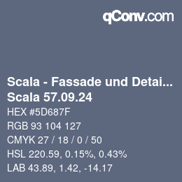 Code couleur: Scala - Fassade und Detail - Scala 57.09.24 | qconv.com