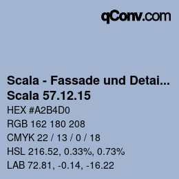 カラーコード: Scala - Fassade und Detail - Scala 57.12.15 | qconv.com