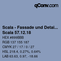 Código de color: Scala - Fassade und Detail - Scala 57.12.18 | qconv.com