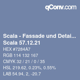 カラーコード: Scala - Fassade und Detail - Scala 57.12.21 | qconv.com