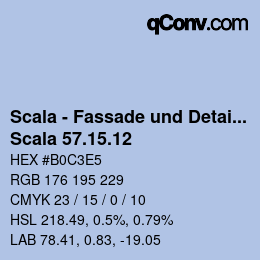 Farbcode: Scala - Fassade und Detail - Scala 57.15.12 | qconv.com