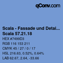 Código de color: Scala - Fassade und Detail - Scala 57.21.18 | qconv.com