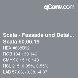 颜色代码: Scala - Fassade und Detail - Scala 60.06.19 | qconv.com