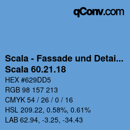 Código de color: Scala - Fassade und Detail - Scala 60.21.18 | qconv.com