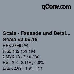 カラーコード: Scala - Fassade und Detail - Scala 63.06.18 | qconv.com
