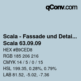 カラーコード: Scala - Fassade und Detail - Scala 63.09.09 | qconv.com