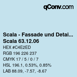 Code couleur: Scala - Fassade und Detail - Scala 63.12.06 | qconv.com