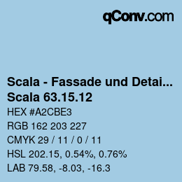 Code couleur: Scala - Fassade und Detail - Scala 63.15.12 | qconv.com