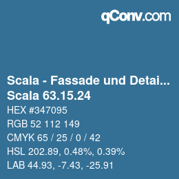 カラーコード: Scala - Fassade und Detail - Scala 63.15.24 | qconv.com