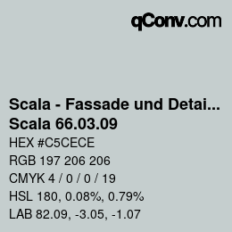 カラーコード: Scala - Fassade und Detail - Scala 66.03.09 | qconv.com